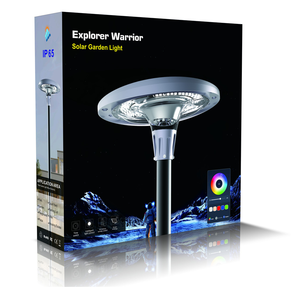 Explorer Warrior MJ-EW800 UFO 800W Luz do jardim solar